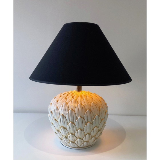Image 1 of Lampada vintage in ceramica a forma di carciofo, 1970
