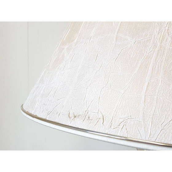 Image 1 of Vintage oak and glass floor lamp, France 1950