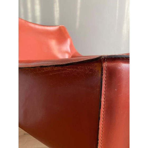 Image 1 of Poltrona vintage in pelle di Mario Bellini anni '70