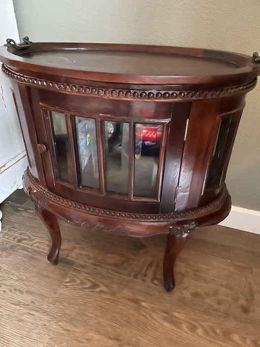 Oval Classic Tea Cabinet