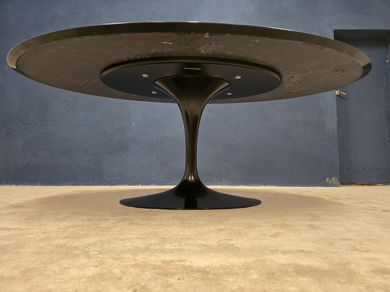 Image 1 of Knoll Tulip Table 198Cm Black Marquina Marble