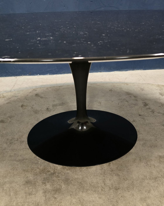 Image 1 of Knoll Tulip Table 198Cm Black Marquina Marble