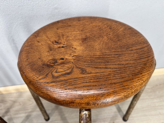 Image 1 of Three Industrial Stools