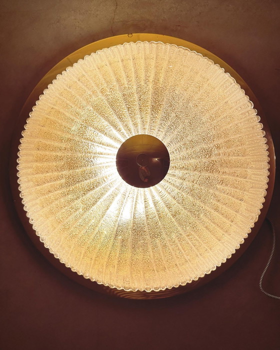 Image 1 of Lampada da soffitto vintage di grandi dimensioni