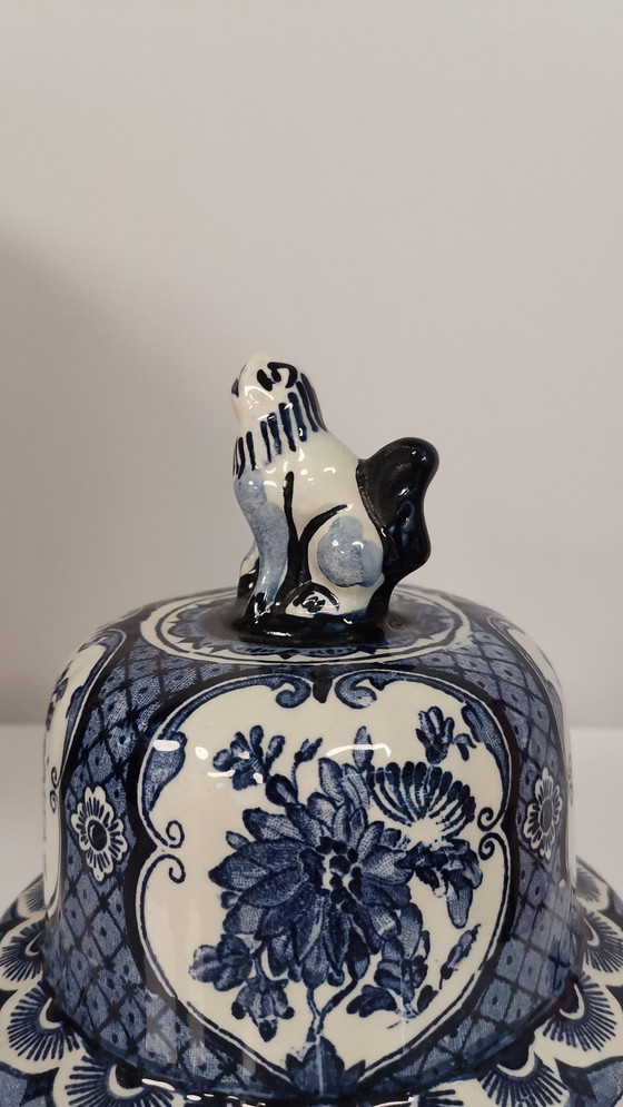 Image 1 of Vase bleu de Delft Boch