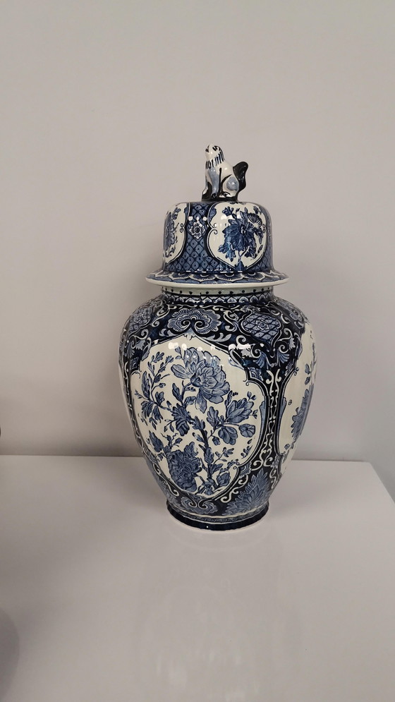 Image 1 of Delft Blue Boch vase