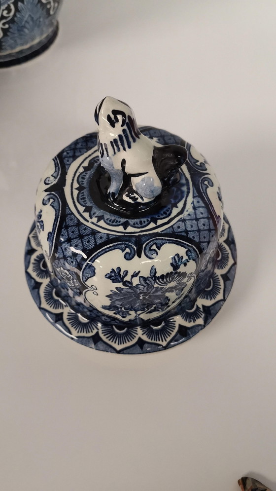 Image 1 of Vase bleu de Delft Boch