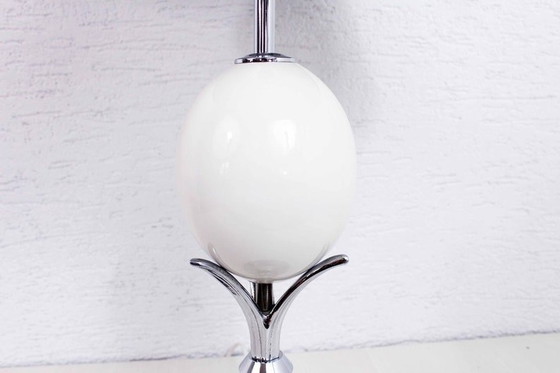 Image 1 of Egg Table Lamp 1970 Regency Lamp 