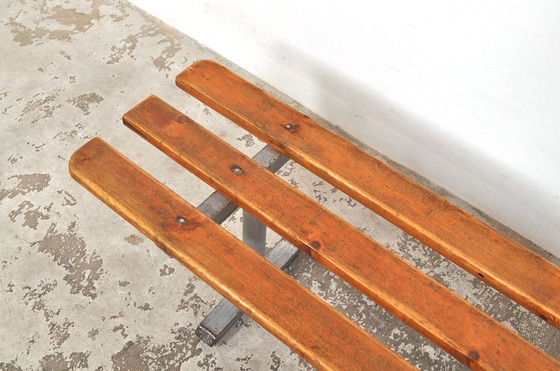 Image 1 of Vintage wooden bench 185 cm