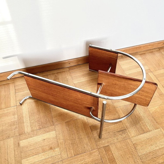 Image 1 of Vintage Plantstand H-156 side table by Jindrich Halabala for Up Zavody, Czechoslovakia