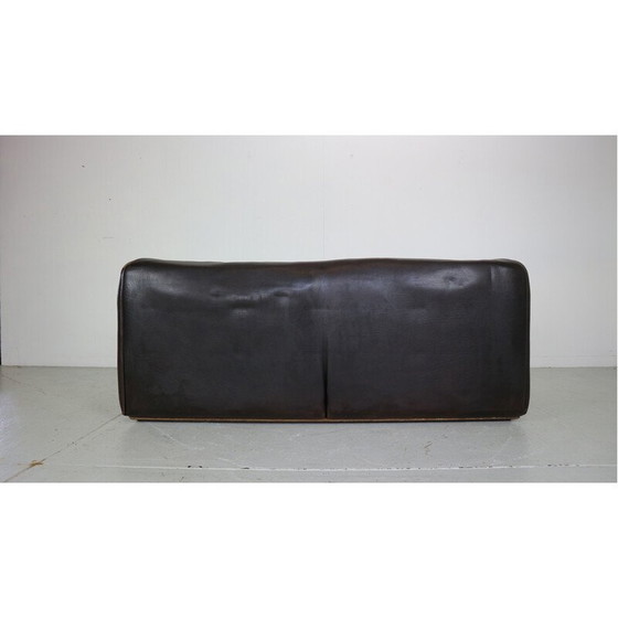Image 1 of Vintage 2-seater sofa "DS-47" in dark brown buffalo leather for De Sede, Switzerland 1970