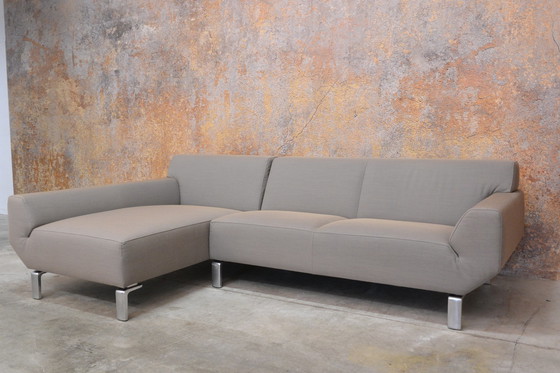 Image 1 of Leolux Pode Script corner sofa in Kvadrat Steelcut Trio fabric