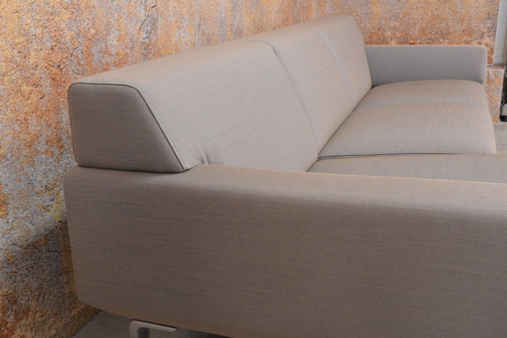 Image 1 of Leolux Pode Script corner sofa in Kvadrat Steelcut Trio fabric