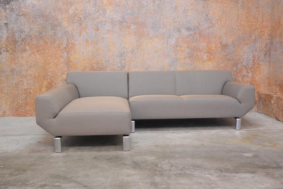 Image 1 of Leolux Pode Script corner sofa in Kvadrat Steelcut Trio fabric