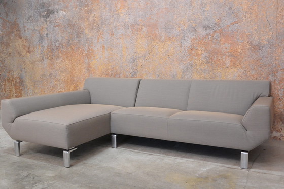 Image 1 of Leolux Pode Script corner sofa in Kvadrat Steelcut Trio fabric