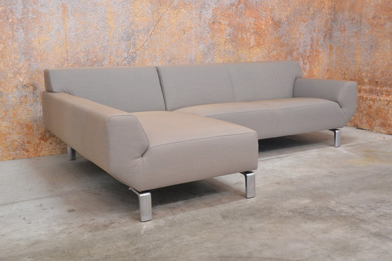 Image 1 of Leolux Pode Script corner sofa in Kvadrat Steelcut Trio fabric