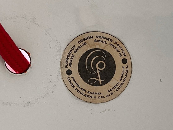 Image 1 of Maceta vintage Verner Panton esmaltada Louis Poulsen