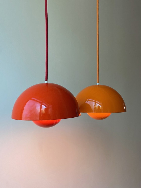 Image 1 of Maceta vintage Verner Panton esmaltada Louis Poulsen