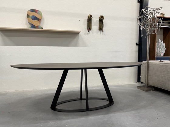 Image 1 of Tavolo da pranzo ovale Harvink Fier 240x120 Iron Moss