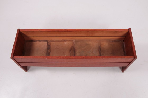 Image 1 of Bohemian style teak designer planter,1960 Denmark