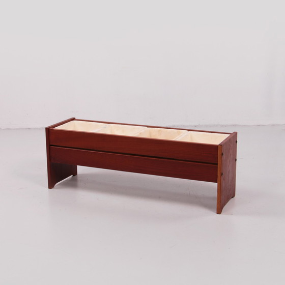 Image 1 of Bohemian style teak designer planter,1960 Denmark