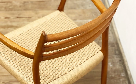 Image 1 of Teak Armrest Dining Chair 