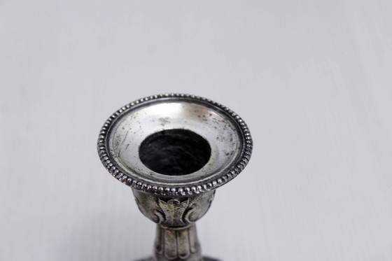 Image 1 of Pair Of Rococo Candleholders