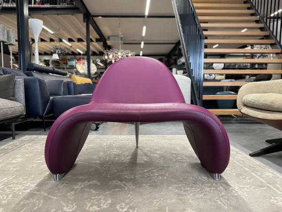 Image 1 of Leolux Sella armchair purple leather