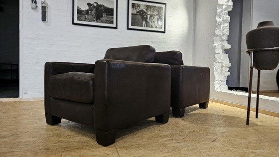 Image 1 of De Sede Desede Ds 17 Leather sofa set Sofa set Couch set