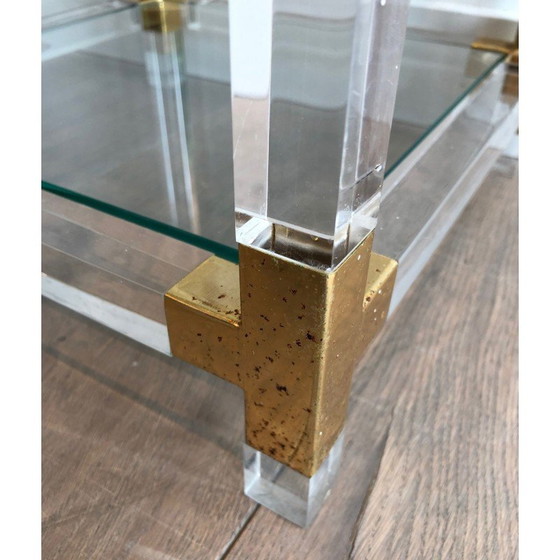 Image 1 of Vintage plexiglass shelf by Charles Hollis Jones, 1970