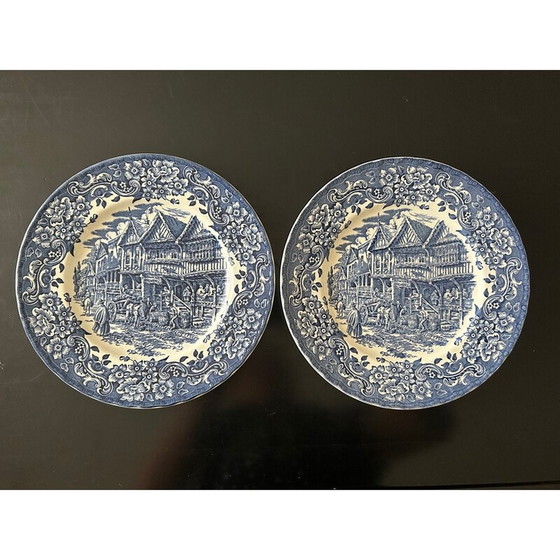 Image 1 of 8 vintage English plates for Royal Tudor Ware