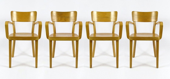 Image 1 of 4x chaises de salle à manger vintage