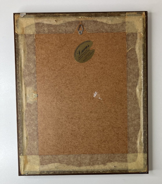 Image 1 of Stampa originale firmata da M. Marten - 'Vicolo Di Paese In Fiore'