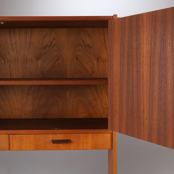 Image 1 of Scandinavian teak and beech bookcase by Brantorps 1960 Sweden