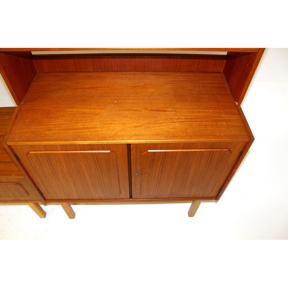 Image 1 of Scandinavian teak and beech bookcase by Brantorps 1960 Sweden