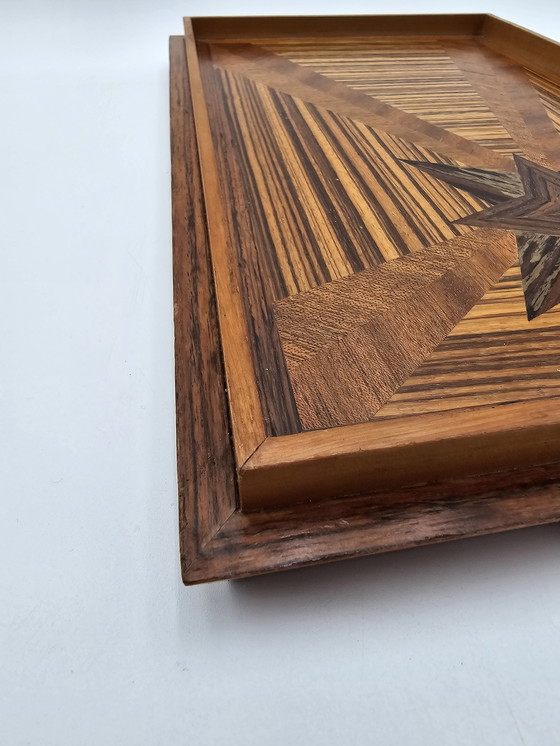 Image 1 of Marquetry Cabinet Maker's Tray