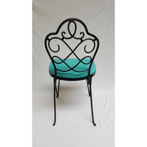 Image 1 of Set of 6 chairs in wrought iron, René PROU - 1930s