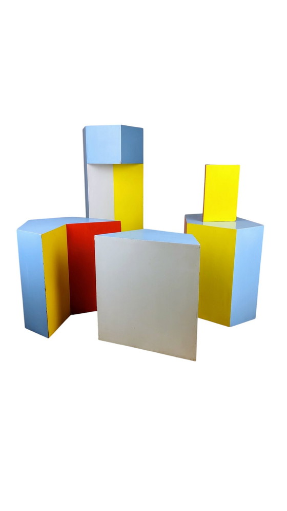 Image 1 of Sculptural Table Set Govert Heijkoop 1986