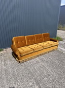 Sofa Vintage Velvet Gold