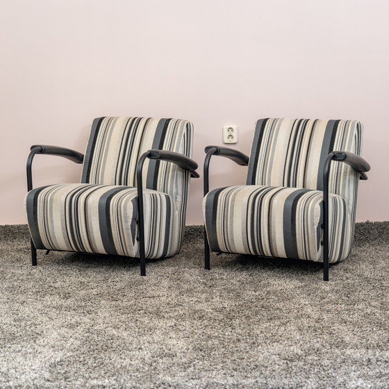 Image 1 of 2x Leolux Scylla armchair