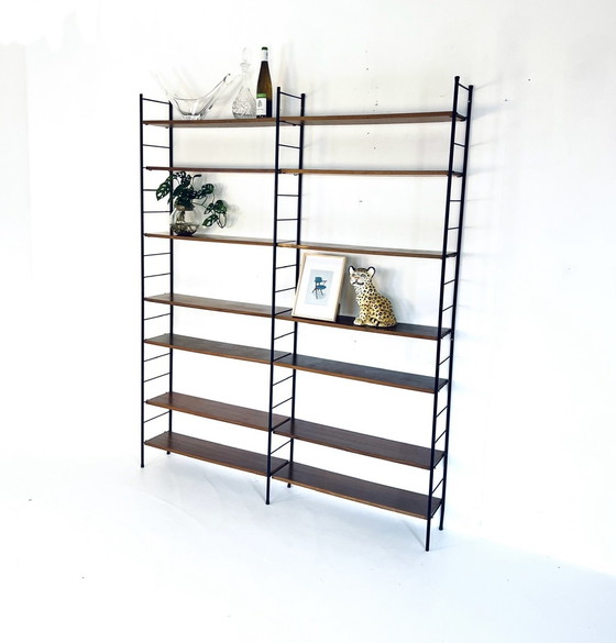 Image 1 of Teak Modular Wall Cabinet