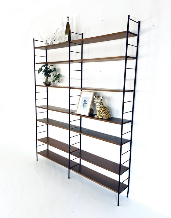 Image 1 of Teak Modular Wall Cabinet