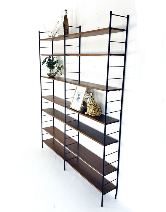 Image 1 of Teak Modular Wall Cabinet