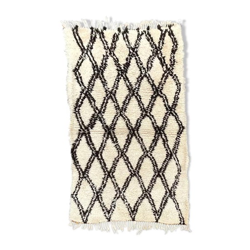 Small Moroccan Berber Beni Ouarain Rug