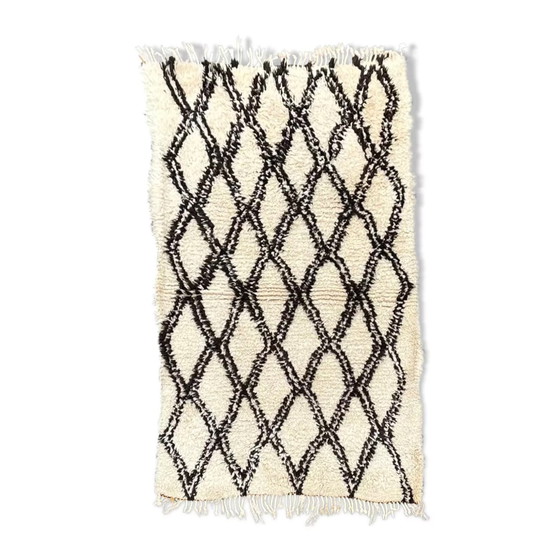 Image 1 of Small Moroccan Berber Beni Ouarain Rug