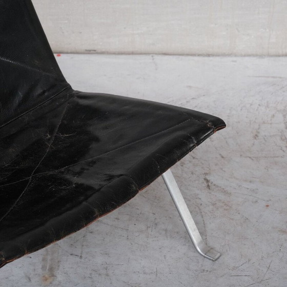 Image 1 of Coppia di poltrone in pelle della metà del secolo di Poul Kjærholm per E. Kold Christensen, Danimarca 1956