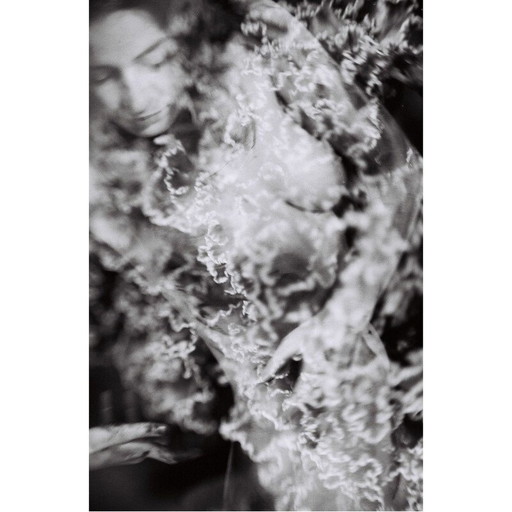 Cuadro vintage en plata con movimientos naturales 07 de Meïdhy Bichon, 2019