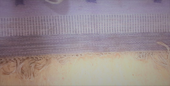 Image 1 of Swedish Handwoven Röllakan Carpet By Alice Wallbäck