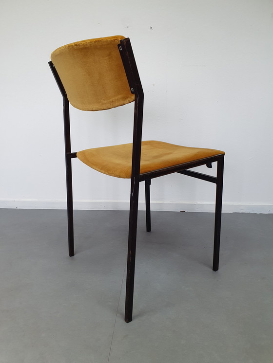 Image 1 of Set (4) dining chairs Gijs van der Sluis.