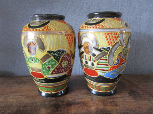 Japanese Satsuma Vases